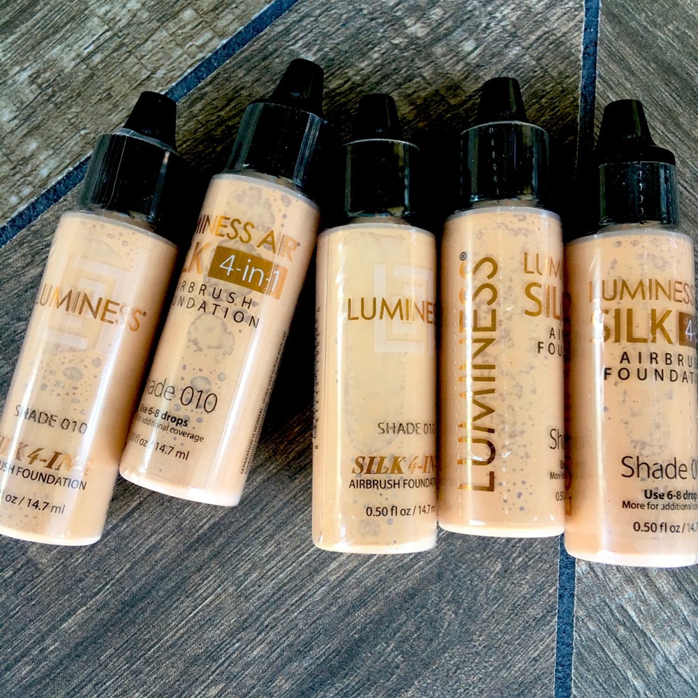 Luminess Silk 4 in 1 foundation in shade 010. 5 unopened tubes. Price is for 1.
